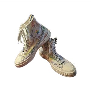 Converse Chuck Taylor All Star 70 Hi Pride Rainbow Paisley Patch M:7 W:9 Sneaker